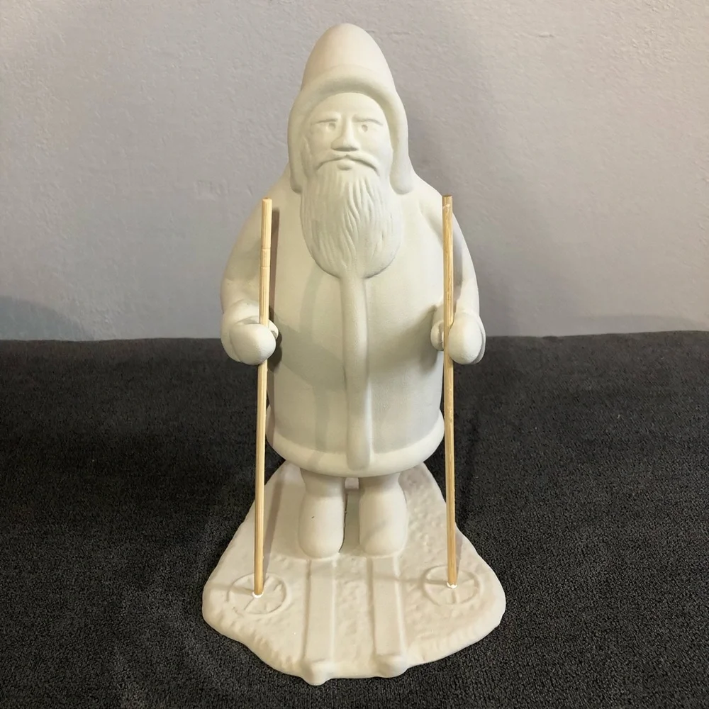 Pottery Barn Ceramic Santa